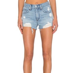 Lovers + Friends JACK HIGH-RISE SHORT IN COLUMBIA